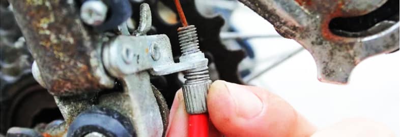How To Fix Bike Gears - Rotate the cable adjuster anticlockwise