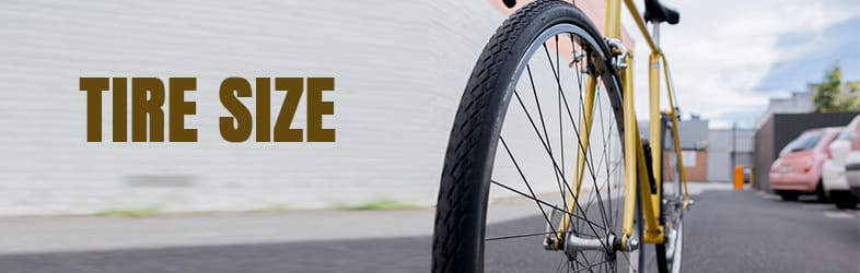 How to Choose a Commuter Bike - Bike tire size