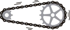 clean bicycle chain