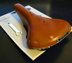 Types of Bicycle Seats - All-Leather Saddle
