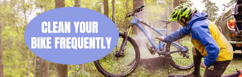 Clean Your Bike Frequently