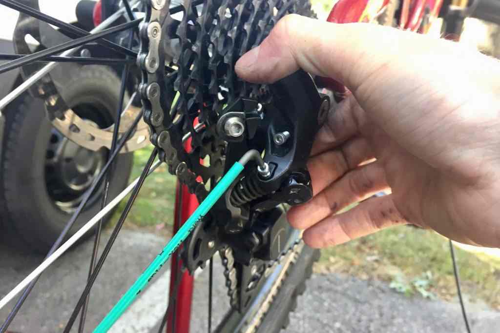 How to Build a Tricycle for Adults - Reinstall the derailleur