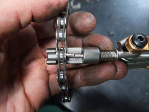 reattach the links - how to fix a mountain bike chain