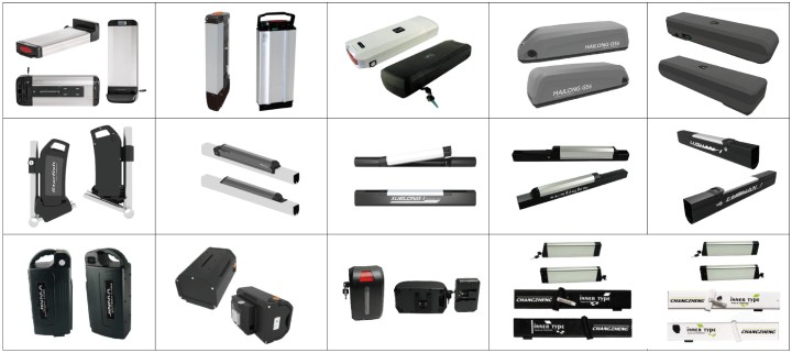 Types of ebike Battery