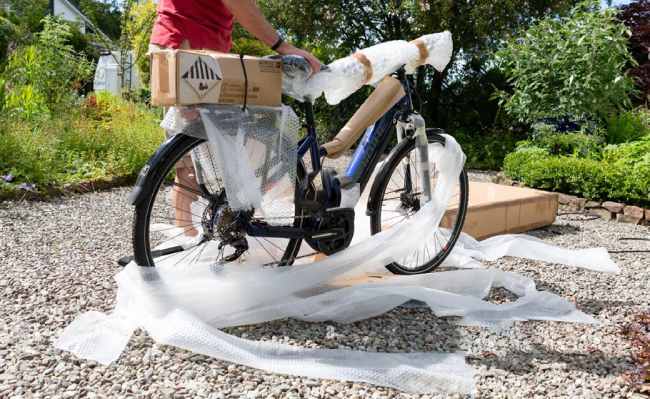 What Do You Need to Pack the Bike for Shipping - Bubble warp