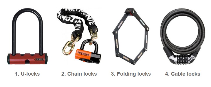 types of bike lock