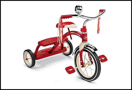 Radio Flyer Classic Red Dual Deck Tricycle 8144-182