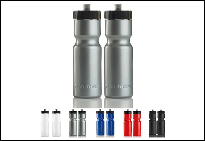 50 Strong Sports Squeeze Water Bottle