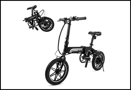 SWAGTRON Swagcycle EB-5 Lightweight & Aluminum Folding Ebike with Pedals