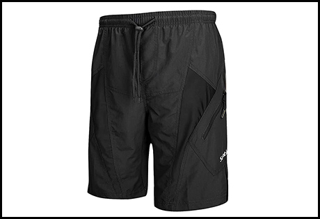 Santic Men's Mountain Bike Loose-Fit Padded Shorts
