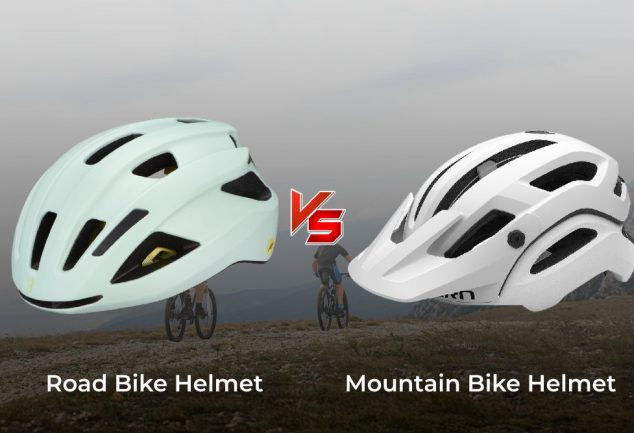 road vs mountain bike helmet