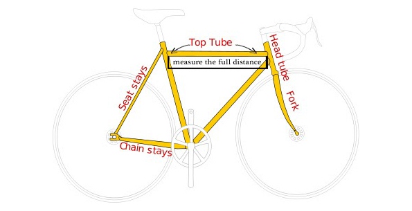BMX bikes top tube measurement